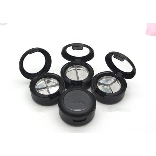 20pcs/lot 38mm Empty Plastic Eyeshadow Powder Case,Round Cosmetic Compact Container with Palette Pans