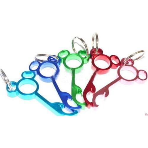2000pcs/lot Laser Engraving Aluminum Alloy Mini Bottle Opener Opener Keyring 7*3.5cm Party Wedding Gift