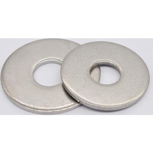 50Pcs M3 M4 M5 M6 M8 DIN9021 GB96 304/A2-70 Stainless Steel Large Size Flat Washer