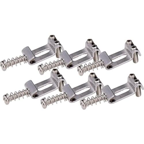 6pcs Guitar Saddle Bridge Pratical Guitar Parts Replacement Parts
