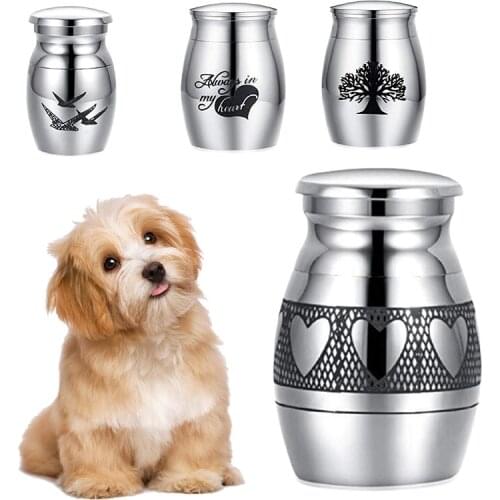 6 Types Mini Urns For Human Ashes Cremation Keepsake Container Jar Metal Memorial Pet Ashes Holder For Pets Memorials