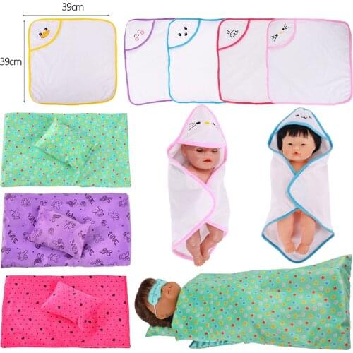 Doll Accessorie Underwear Choose Our Generation For 18 Inch American Doll&Born Baby Doll Clothes 43 cm Sleeping Bag Freeshipping