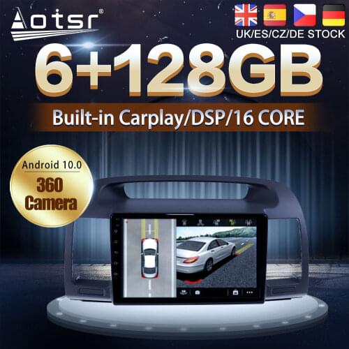 Android 10 For Toyota Camry 5 XV 30 2001 - 2006 Car DVD GPS Navigation Auto Radio Stereo Multimedia Player Head Unit No 2DIN