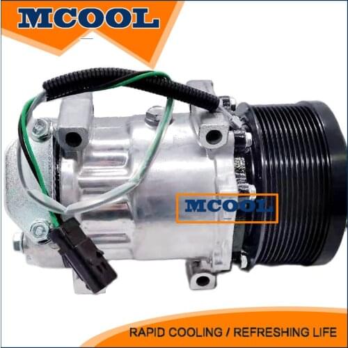 Car AC Compressor 24V 12PK For Caterpillar 320D2 538GF 558LL 320D2FMGF SD7H15-6095 SD7H156095 3729295 372-9295 ac compressor