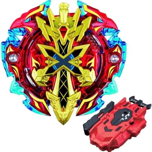 B-X TOUPIE BURST BEYBLADE Spinning Top Superking Sparking STARTER SET W/ LAUNCHER B-48 ZENO EXCALIBUR