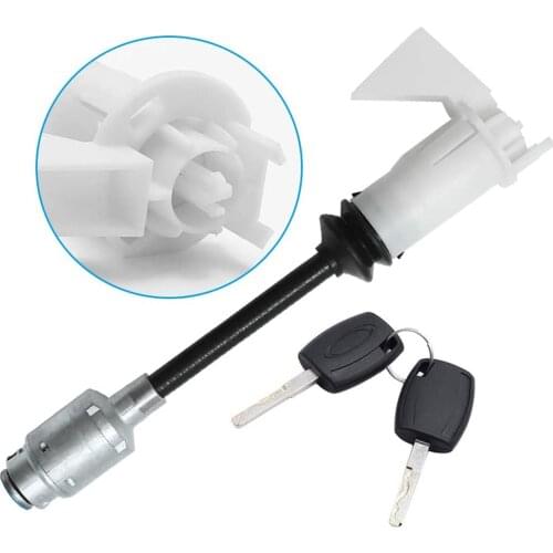 Long Type Rod Bonnet Release Lock Latch Repair Kit Key Set For Ford Focus MK2 2004-2012 1343577 4M5AA16B970BA