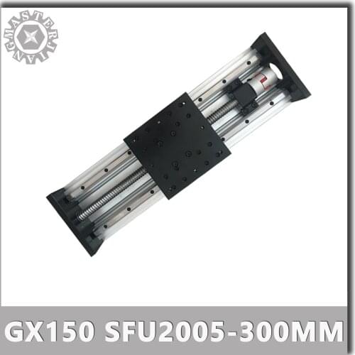 Customized GX150 SFU2005-300mm Linear Guide Rail Linear Actuator System Module no Motor+Coupling for 80ST 90ST Servo Motor