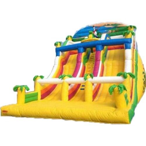 Hot selling inflatable kids playground inflatable slide inflatable land slide