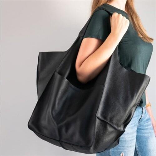 Fashion High capacity Simple Retro Casual Handbags Ffor Women Crossbody Bag Hand Bag Shoulder Bag Wax Tote Bag