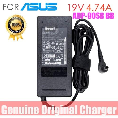 Original For ASUS 19V 4.74A ADP-90SB BB 90W laptop supply power AC adapter charger PA-1900-24 A53S A53U A55A A55VD 5.5*2.5mm