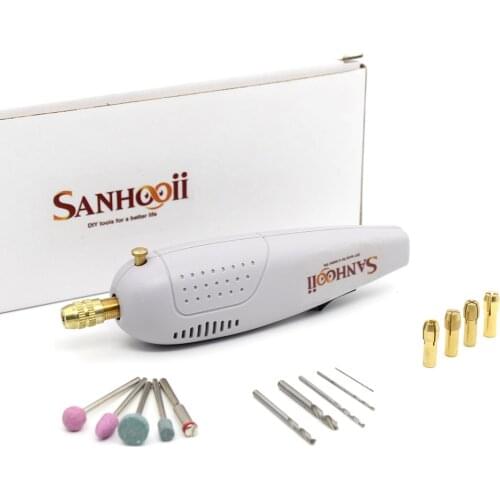 Portable Mini Electric Drill Power Tool Set Polishing Drilling Cutting Engraving Manicure DIY Tools Accessory Wook Plastic ZM56