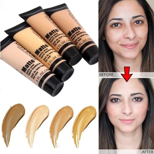 Professional Full Skin Cover Concealer Foundation Cream 10 Colors Blemish Cover Dark Spot Tattoo Contour Makeup Face Corrector