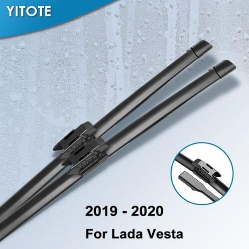 YITOTE Windscreen Hybrid Wiper Blades for Lada Vesta Fit Pinch Tap Arms 2019 2020