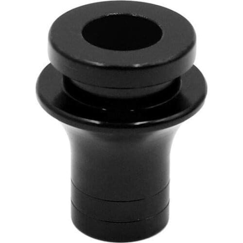 Uxcell M12 x 1.25mm Thread Black Car Manual Gear Lever Shift Knob Boot Retainer Adapter