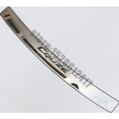 High quality stainless steel Rear bumper Protector Sill For 2009 2010 2011 2012 2013 2014 Chevrolet Cruze Sedan Car styling