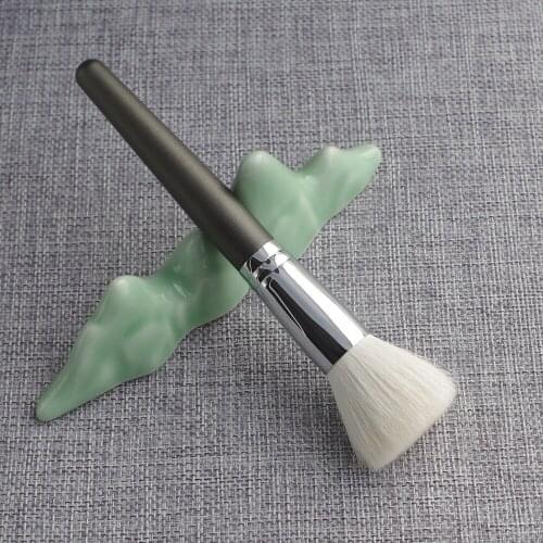 Y02 Professional Handmade Make Up Brush Flat Top Face Powder Brush Soft Saikoho Goat Hair Makeup Brushes