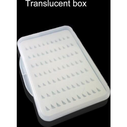 Fishing Tackle Box Lightweight Large Capacity ABS Triangle Foam Translucent Bait Organizer for Sea Ocean Tackle Boxes