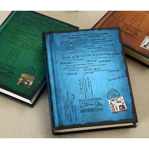 New Creative European Style Vintage Elegant Notebook Office Business Retro daily Note Book Gift 826