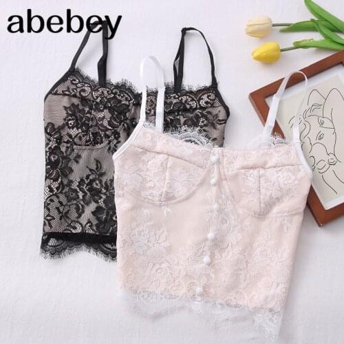 Backless Lace Camisole Women Backless Crop Top 2020 Ladies Summer Vintage Underwire Sexy Vest Top