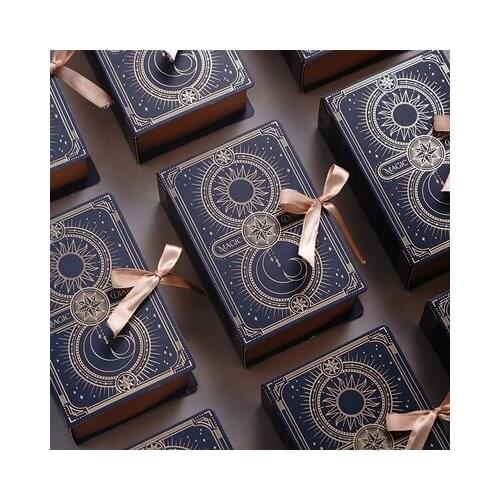 10/20/50PCS Magic book Gift Box Packaging Envelope Shape Wedding Gift Candy Boxex Favors Birthday Party Decoration Paper Bags