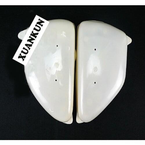 XUANKUN Motorcycle Accessories CG125 Modified Matching Side Cover Side Cover Cover Plate Round Hair Embryo Primary Color