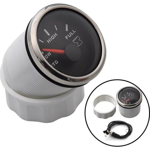 Waterproof NMEA 2000 Sewage Level Gauge Stainless Steel Bezel Holding Tank Level Meter For Car Boat Marine HTG Level Gauge 52MM