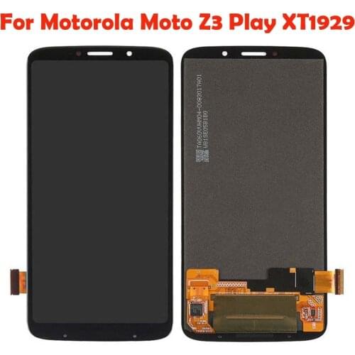 Burn-shadow 6.1'' LCD For Motorola Moto Z3 Play LCD Display Touch Screen Digitizer Assembly For Moto Z3 Play XT1929 LCD