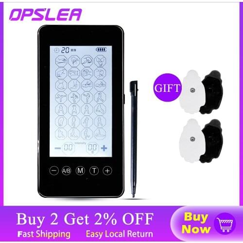 28 Models Electrical Muscle Stimulator Tens Acupuncture Body Massage Digital Therapy Machine Full Body Massage Relax Care 4 Pads