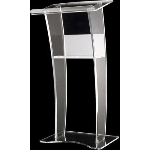 Crystal podium Acrylic crystal transparent platform stage Launch ceremony hotel podium
