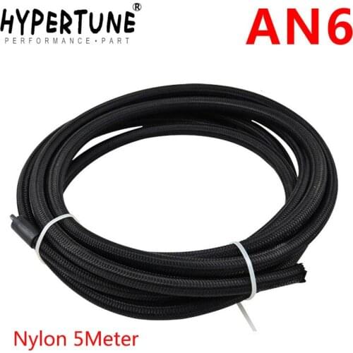 Hypertune - 6 AN Pros Lite Black Racing Hose Fuel Oil Line 350 PSI HT7312