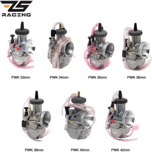 ZSDTRP Motorcycle Keihi PWK 2T/4T Engine Carburetor 33 34 35 36 38 40 42mm Moto For Honda Yamaha Racing Motor 150-600cc