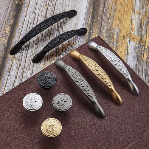 KK&FING European Simple Fashion Starry Gray Door Handles Kitchen Cabinet Door Handles Drawer Knobs Furniture Handle Hardware