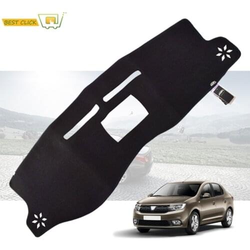 Xukey Dashmat For Dacia Renault Logan 2 2013 - 2019 For Renault Symbol Dash Mat Dashboard Cover Sun Shade Carpet 2014 2015 2016