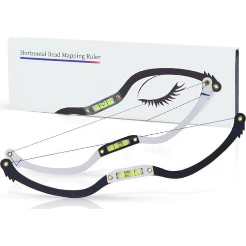 Newest Horizontal Bead Mapping Ruler Microblading Mapping String Marker Permanent Makeup Supplies Mapping Thread Pre-inked