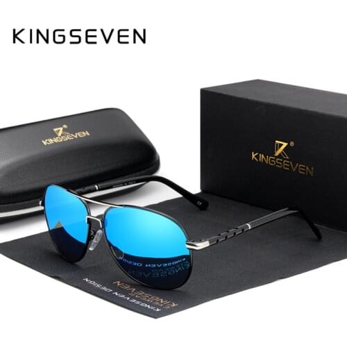 2021 New Arrival KINGSEVEN Polarized Sunglasses Men/Women Brand Designer Male vintage Sun Glasses gafas oculos de sol masculino