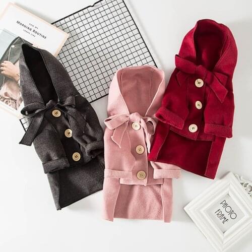 Autumn Winter Clothes For Small Dogs Stylish Hooded Puppy Pet Dog Coat Jacket Fashion Chihuahua Yorkshire Clothes Pet Clothing