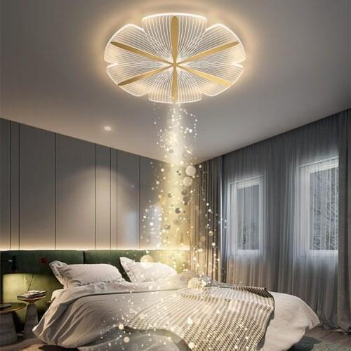 Simple modern master bedroom lamp warm romantic room light luxury living room balcony ceiling lamps 2021 NEW