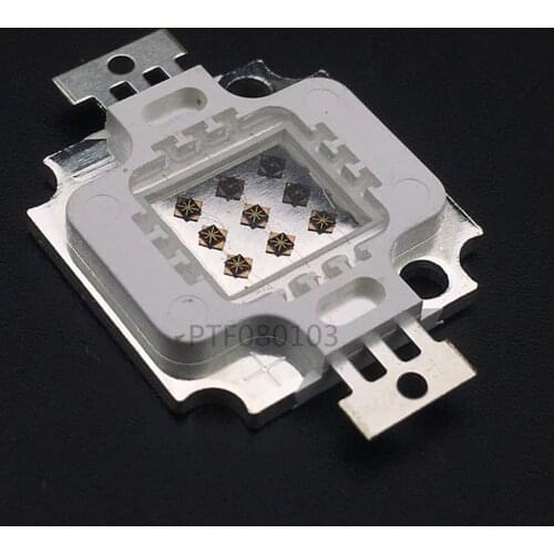 1PCS 10WHigh power LED chip IR 730Nm 850Nm 940Nm Integration Bulb Infrared Radiation Diodes Detecting Sensor Laser Flashlight