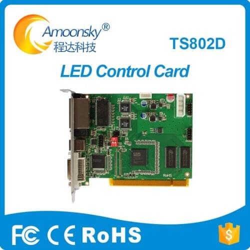 Led control card display outdoor ts802d linsn card led sending card