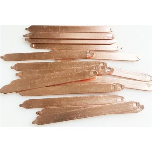 Pure Copper Heatpipe Tube Tubing Laptop Radiator Heating Cooler,Flat 9x1x100-165mm Heat pipes Heatsink Notebook GPU RAM Cooling