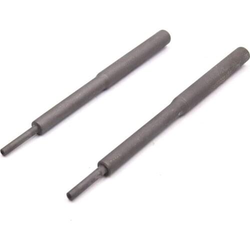 Uxcell 2pcs Dark Gray Universal Valve Guide Remover Grinding Stick Lapping Tool for Car