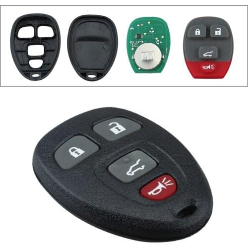 315Mhz 4 Buttons Remote Start Keyless Entry Car Key Fob Transmitter Alarm OUC60270 15913416 Fit for Chevrolet CMG Car
