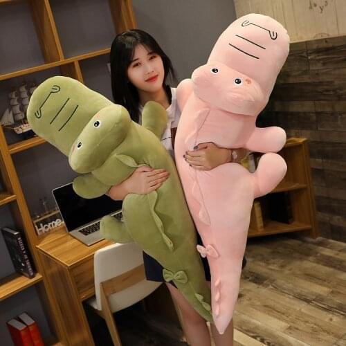 60/90/120cm Big Toys Plush Soft Pillow Crocodile Toys Stuffed Animals Crocodile Doll Girl Long Pillow Cute Plush Animals Toys