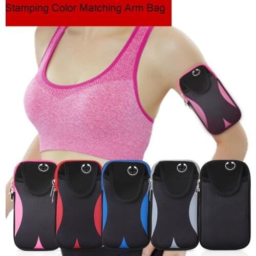 Mobile motion phone armband cover for running arm band holder of the phone on the arm case for iphone 6.5inch universal arm bag