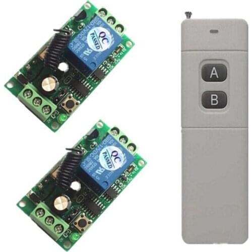 3000M Range DC12V 1CH RF Wireless Remote Control Switch System,315/433.92 Mhz,Transmitter+Receiver Garage Doors shutters