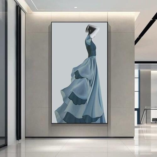 Art Wall Poster Print Porch Figure Sex Female Canvas Painting Corridor Decor Mural Living Room Study Bedroom Home Decor Unframed