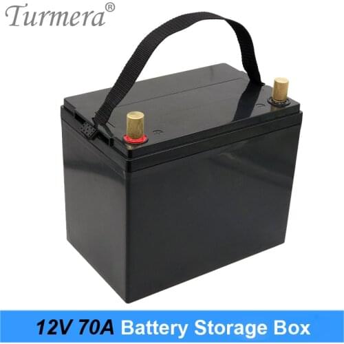 Turmera 12V 70Ah 90Ah 120Ah Battery Storage Box for 3.2V Lifepo4 Battery for 24V 48V Solar System Uninterrupted Power Supply Use