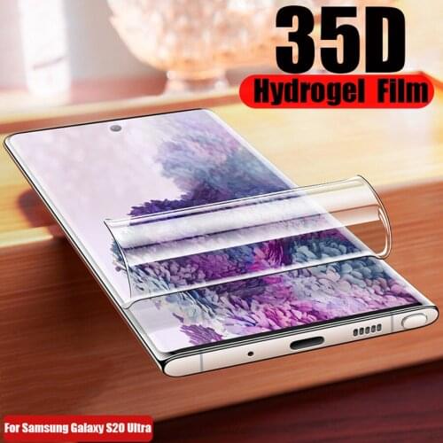 35D Front Back TPU Sticker Hydrogel Film For Samsung Galaxy Note 20 Ultra 5G Screen Protector Galaxy Note 20 S20 Plus S20 Ultra