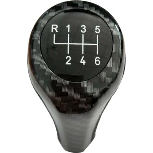 Suitable for BMW 6-speed carbon fiber shift handball gear head