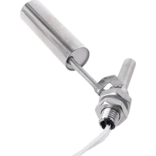 0-220V AC/DC Stainless Steel Water Float Switch Level Switch Level Sensor M10 Thread For Humidifiers Water Towers Kitchen R7UB